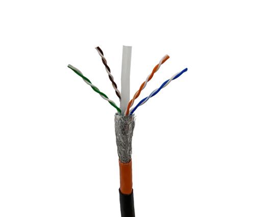 کابل شبکه لگراند تمام مس بدون تست فلوک با روکش( دو روکشهpvc-pel ) cat6/sftp/outdor   