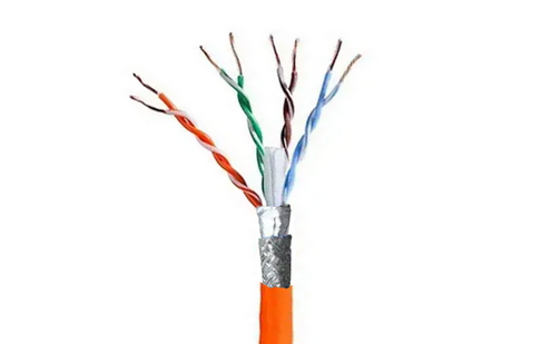 کابل شبکه نگزنس تمام مس بدون تست فلوک باروکشcat6/sftp-pvc