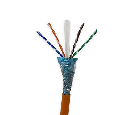 کابل شبکه نگزنس تمام تست فلوک چنل با روکش  cat6/sftp/pvc   