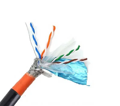 کابل شبکه نگزنس تمام تست فلوک چنل با روکش (دو روکش pvc_pel)   cat6/sftp /outdoor