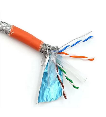 کابل شبکه نگزنس تمام مس تست پیرمننت با روکش cat6/sftp/lszh