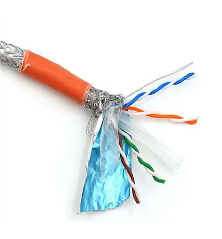 کابل شبکه نگزنس تمام مس تست پیرمننت وارداتی با روکش cat6/sftp/lszh