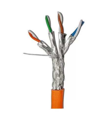 کابل شبکه نگزنس اصلی با تست فلوک پیرمننت cat7/sftp/lszh