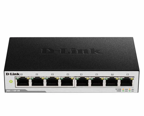 سوییچ (D_LINK )  غیر POE مدل DGS-1100-08