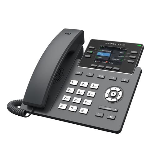 تلفن گرنداستریم GXP2613 با صفحه‌نمایش رنگی و قابلیت پشتیبانی از ۳ حساب SIP، مناسب دفاتر کاری حرفه‌ای