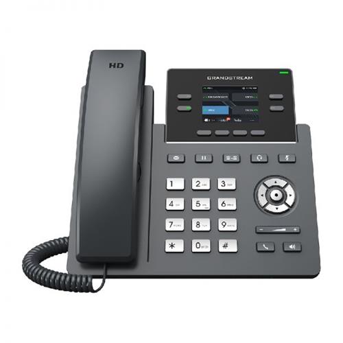 تلفن تحت شبکه گرنداستریم مدل GRP2612W با طراحی حرفه‌ای و قابلیت‌های پیشرفته برای محیط‌های کاری پرترافیک