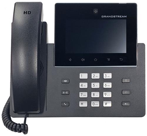 تلفن تصویری تحت شبکه گرنداستریم مدل GXV3350 با صفحه‌نمایش لمسی ۵ اینچی، دوربین HD و سیستم‌عامل اندروید ۷.۰