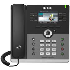 "تلفن تحت شبکه Htek UC803P با پشتیبانی از ۲ حساب VoIP، صفحه‌نمایش گرافیکی با نور پس‌زمینه، و کلیدهای قابل برنامه‌ریزی، مناسب برای محیط‌های کاری حرفه‌ای."