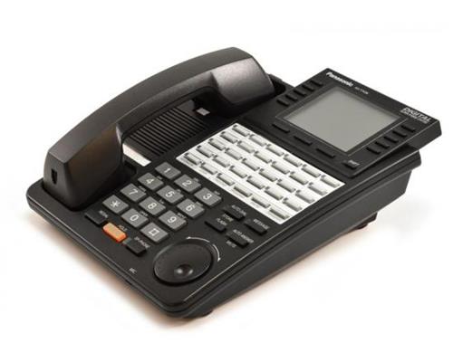 تلفن دیجیتال سانترال پاناسونیک مدل KX-T7436 با نمایشگر ۶ خطی، ۲۴ کلید قابل برنامه‌ریزی، اسپیکرفون دوبلکس، جک هدست، قابلیت نصب ماژول USB و پشتیبانی از درگاه XDP.​
