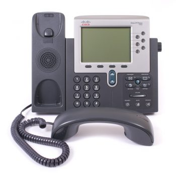تلفن تحت شبکه سیسکو مدل Cisco CP-7962G با کیفیت صدای HD و صفحه نمایش گرافیکی مناسب دفاتر و سازمان‌ها