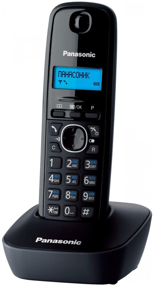 تلفن بی‌سیم پاناسونیک مدل KX-TG1611 با طراحی ساده و نمایشگر با نور پس‌زمینه​
