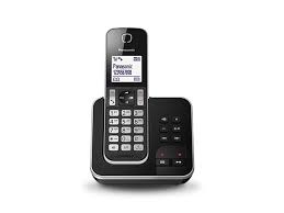 تلفن بی‌سیم پاناسونیک مدل KX-TGD320 با طراحی ساده و نمایشگر با نور پس‌زمینه​