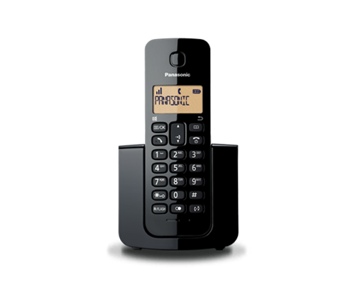 تلفن بی‌سیم پاناسونیک مدل KX-TGB110 با طراحی ساده و نمایشگر با نور پس‌زمینه کهربایی​