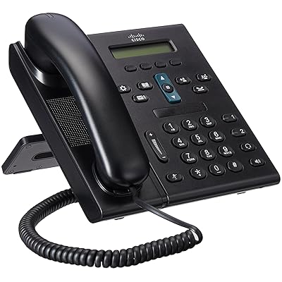 "تلفن آی‌پی Cisco CP-6921 با طراحی ساده، دو کلید خط، نمایشگر گرافیکی و قابلیت استفاده در دفاتر کاری"