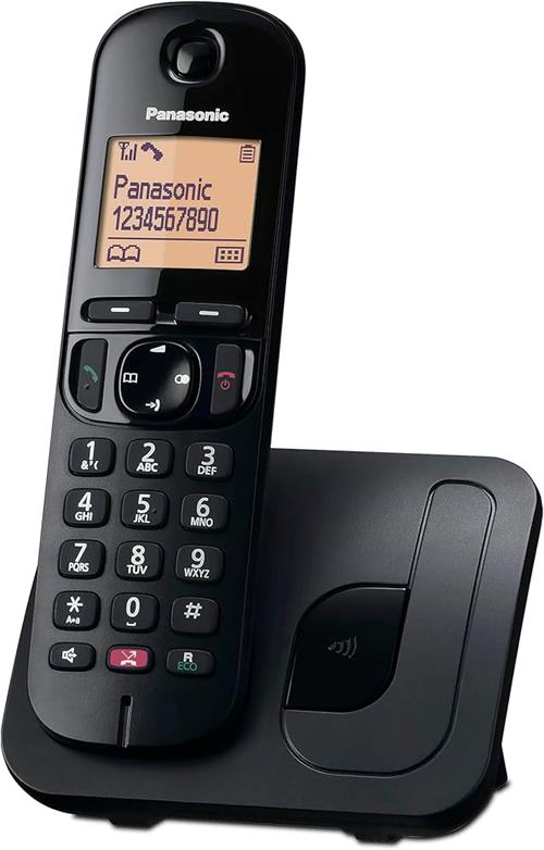 تلفن بی‌سیم پاناسونیک KX-TG-C250 با صفحه‌نمایش بزرگ LCD و طراحی ارگونومیک