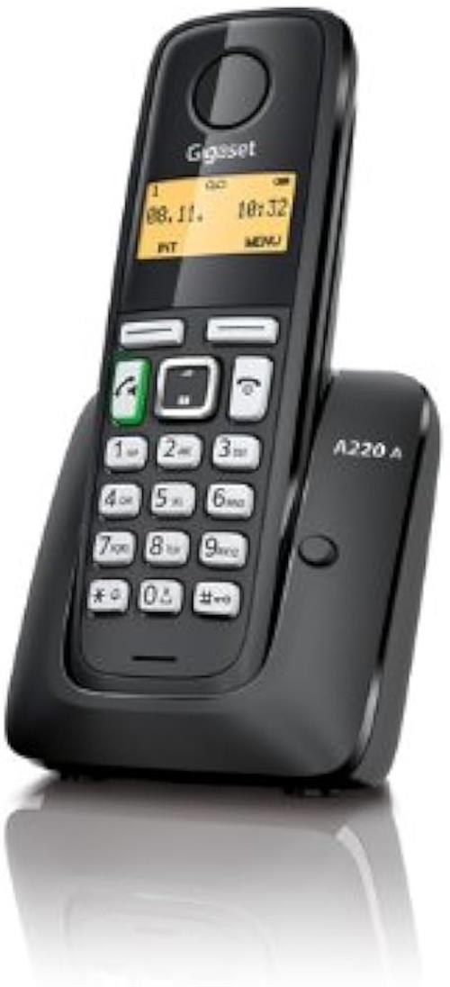 تلفن بی‌سیم A220A با صفحه نمایش LCD و کیفیت صدای شفاف مناسب برای خانه و دفتر کار
