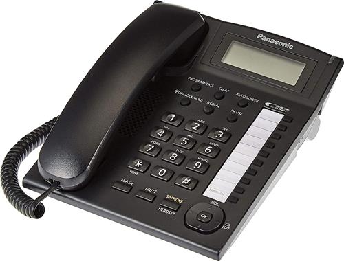 تلفن بی‌سیم KX-T_S880 با صفحه نمایش LCD بزرگ و کیفیت صدای شفاف مناسب برای استفاده خانگی و اداری