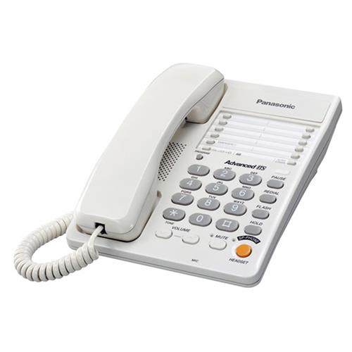 تلفن رومیزی KX-T_2373 با سیستم Caller ID و دکمه‌های بزرگ مناسب برای استفاده خانگی و اداری