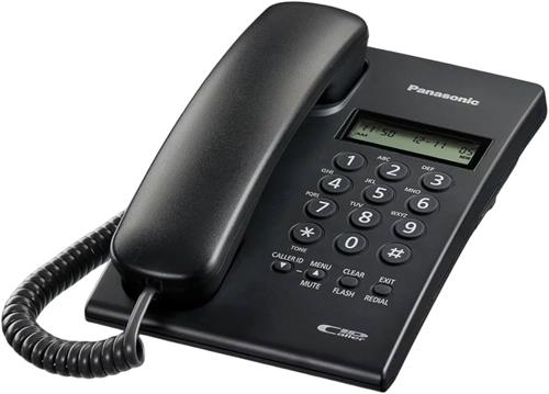 تلفن رومیزی پاناسونیک مدل KX-T-C60 با طراحی ساده و کیفیت صدای عالی مناسب استفاده خانگی و اداری