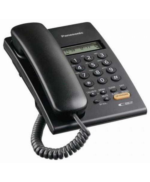 تلفن رومیزی پاناسونیک مدل KX-T-C62 با طراحی ساده و دکمه‌های بزرگ، مناسب مصارف خانگی و اداری