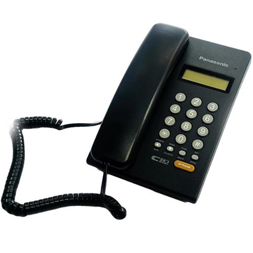 تلفن رومیزی پاناسونیک مدل KX-T-S402 با کیفیت ساخت بالا و دکمه‌های بزرگ مناسب مصارف خانگی و اداری
