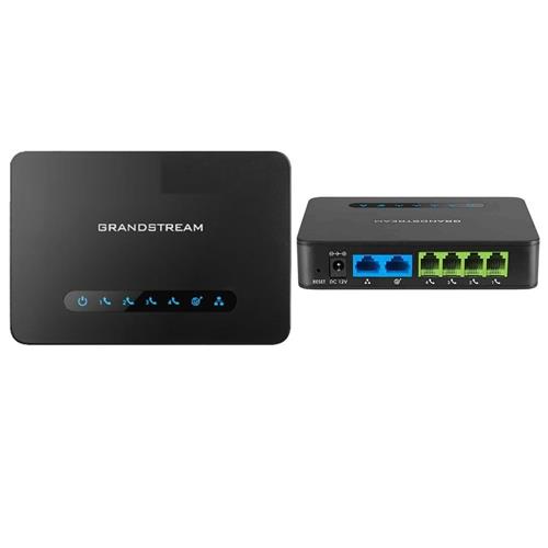 گیت‌وی VoIP گرنداستریم مدل HT814 با 4 پورت FXS برای اتصال تلفن‌های آنالوگ