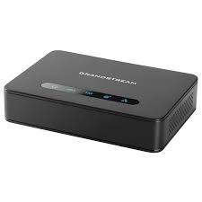 دستگاه تبدیل آنالوگ به دیجیتال HT813 با 1 پورت تلفن آنالوگ و پورت اترنت برای اتصال به شبکه VoIP.