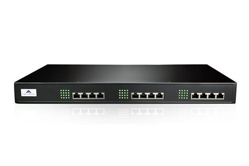 "newrock MX60E-16FXO - گیت‌وی VoIP با 16 پورت FXO برای اتصال خطوط تلفن آنالوگ به سیستم‌های VoIP، مناسب برای کسب‌وکارها و سازمان‌های بزرگ."