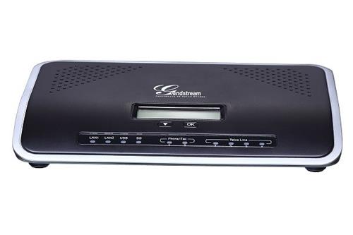 "UCM6104 - مرکز تلفن تحت شبکه VoIP با ۴ پورت FXO و ۴ خط PSTN، مناسب برای کسب‌وکارهای متوسط و بزرگ."