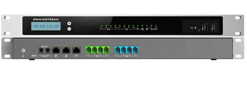 "UCM6304 - مرکز تلفن تحت شبکه VoIP با ۴ پورت FXO و پشتیبانی از WebRTC و SIP، مناسب برای کسب‌وکارهای متوسط و بزرگ."