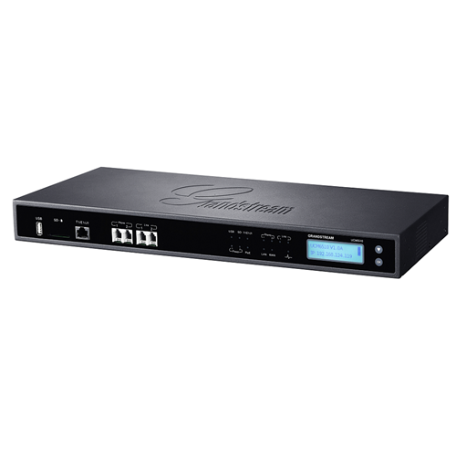 "UCM6510 - مرکز تلفن تحت شبکه VoIP با ۱۰ پورت FXO و پشتیبانی از WebRTC و SIP، مناسب برای کسب‌وکارهای بزرگ و سازمان‌ها."