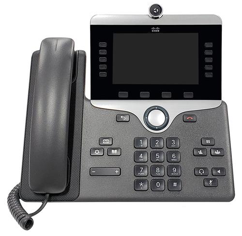 تلفن تصویری سیسکو مدل CP-8865 NR با دوربین داخلی و بدون وای‌فای مناسب محیط‌های سازمانی با محدودیت امنیتی