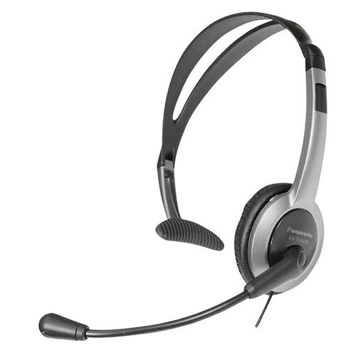 هدست تک‌گوش Panasonic RP-TCA430 با میکروفون حذف نویز و طراحی ارگونومیک، مناسب برای تماس‌های اداری و اپراتوری
