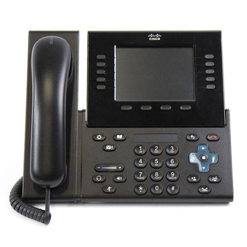 تلفن تصویری تحت شبکه سیسکو مدل Cisco CP-9951 با دوربین داخلی و قابلیت بلوتوث برای ارتباط حرفه‌ای در دفاتر مدیریتی