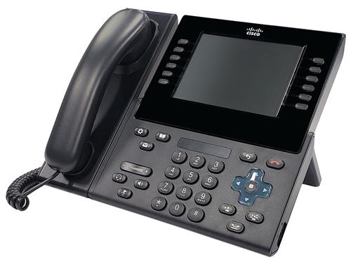تلفن تصویری تحت شبکه سیسکو مدل CP-9971 با نمایشگر لمسی و دوربین قابل اتصال