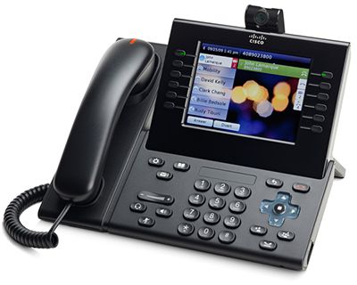 تلفن آی‌پی سیسکو مدل CP-8961 با نمایشگر رنگی و کلیدهای قابل برنامه‌ریزی