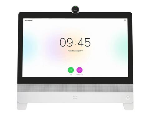 Cisco DX80 سیستم ویدئو کنفرانس با صفحه نمایش ۸۰ اینچ و قابلیت تماس HD برای ارتباطات تجاری حرفه‌ای