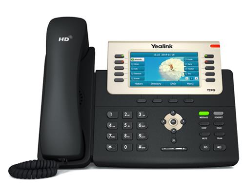 تلفن IP یالینک مدل Yealink T28P با نمایشگر بزرگ و پشتیبانی از 6 حساب SIP مناسب دفاتر حرفه‌ای