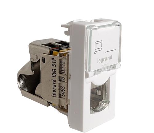 کیستون شبکه باریک (تک ماژول)-cat6A/sftp-0 765 73