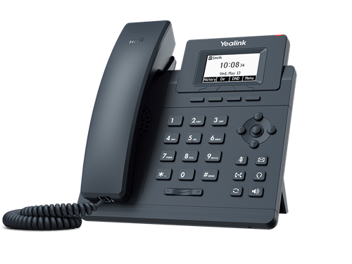 تلفن تحت شبکه Yealink T30P با پشتیبانی از PoE و یک حساب SIP مناسب دفاتر کوچک و اقتصادی