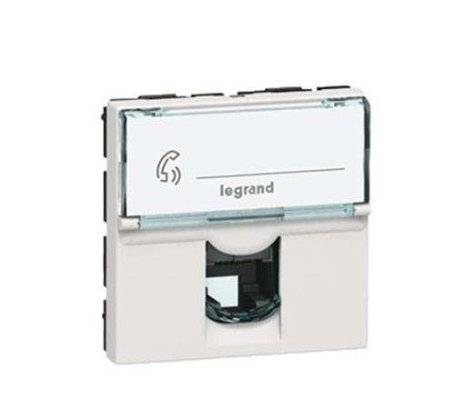 کیستون تلفن پهن لگراند 078731 اورجینال مناسب خطوط RJ11.
