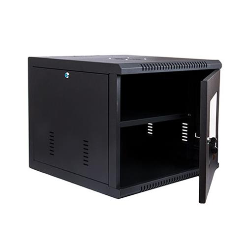 رک دیواری ۹ یونیت عمق ۶۰ عرض ۶۰ ارتفاع ۴۵ مناسب برای DVR و تجهیزات ویدیویی