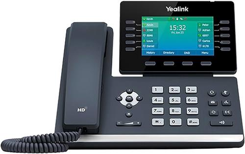 تلفن تحت شبکه Yealink T54S با طراحی حرفه‌ای، صفحه‌نمایش رنگی 4.3 اینچی و پشتیبانی از 16 حساب SIP مناسب دفاتر کاری