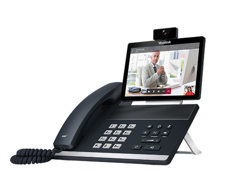 تلفن هوشمند تصویری Yealink VP59 با صفحه‌نمایش لمسی ۸ اینچی و دوربین HD قابل جدا شدن مناسب برای دفاتر حرفه‌ای