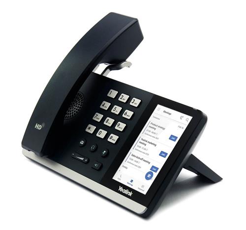 تلفن تحت شبکه Yealink T55A با نمایشگر لمسی ۴.۳ اینچی، طراحی اداری و قابلیت پشتیبانی از Microsoft Teams