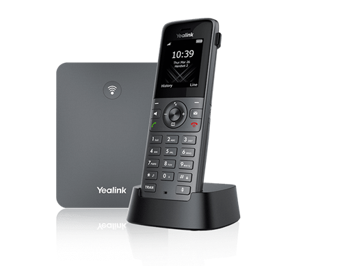 تلفن بی‌سیم تحت شبکه Yealink W73P به همراه پایه W70B و گوشی W73H