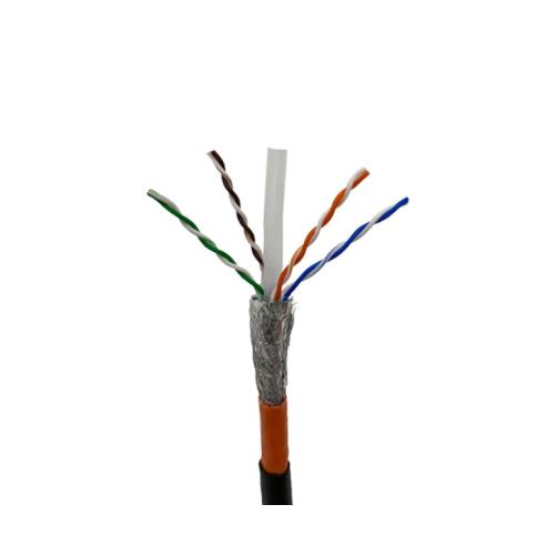 کابل شبکه نگزنس تمام مس بدون تست فلوک باروکش (دوروکشpvc_pel) cat6/sftp