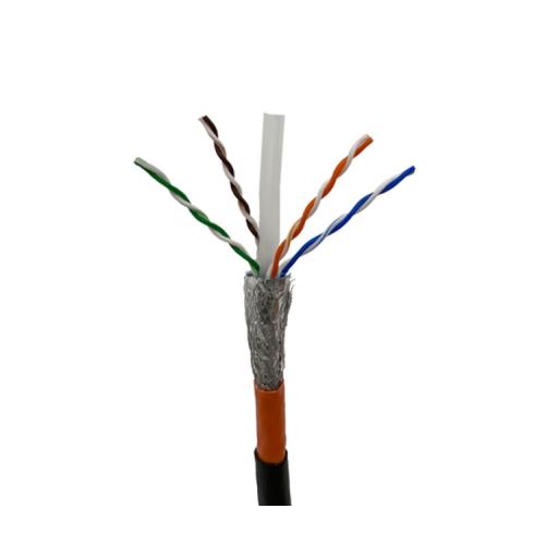 کابل شبکه لگراند تمام مس تست پیرمننت با(دو روکش pvc_pel)   cat6/sftp/outdoor  