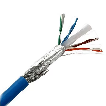 کابل شبکه لگراند اصلی با تست فلوک پیرمننت  cat6A/sftp/lszh 