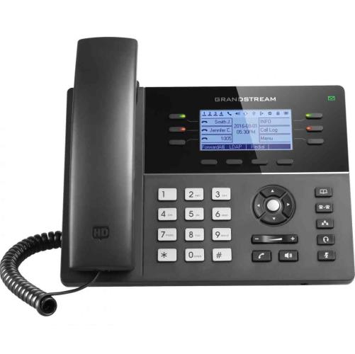 تلفن تحت شبکه گرنداستریم مدل GXP1760 با صفحه نمایش گرافیکی ۳.۳ اینچی و قابلیت‌های پیشرفته برای محیط‌های کاری پرترافیک